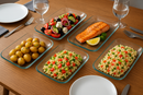 Conjunto 4 Travessas Vidro Temperado - Design Moderno